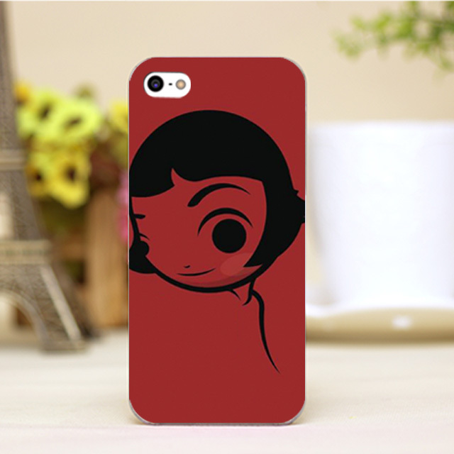 PZ0004 43 2 Cartoon For Amelie Design Customized font b cellphone b font transparent cover cases