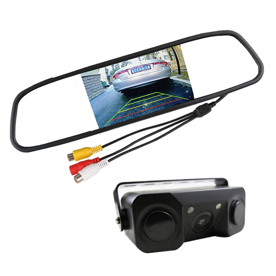 Sound Alarm Car HD Rear View Camera Video Parking Sensor Sound Alarm Show Distance and Image with Car Monitor Parking System Sound Alarm Car HD Rear View Camera Video Parking Sensor Sound Alarm Show Distance and Image with Car Monitor Parking System