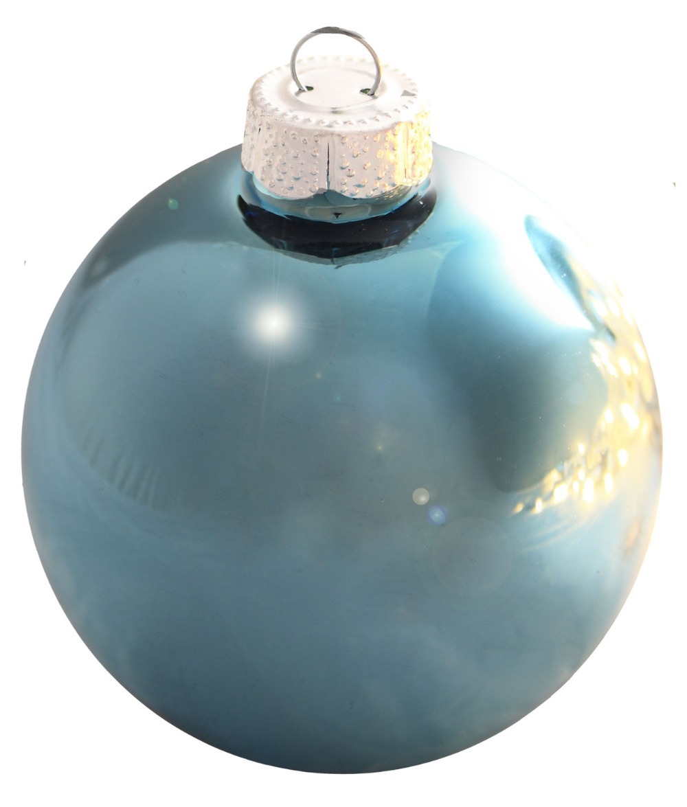 popular blue glass ball ornaments buy cheap blue glass solid color glass christmas ornaments