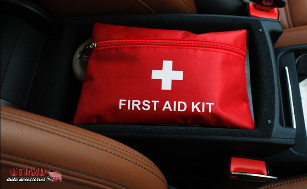 7 Automobile First Aid Kit Mini Car First Aid Kit Bag Small Medical Box Emergency Survival Kit Car Treatment Pack Bag