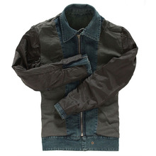 Big Size S 3XL Men s Slim Denim Outerwear MaleTthickening Down Coat Casual Epaulet Jacket Men