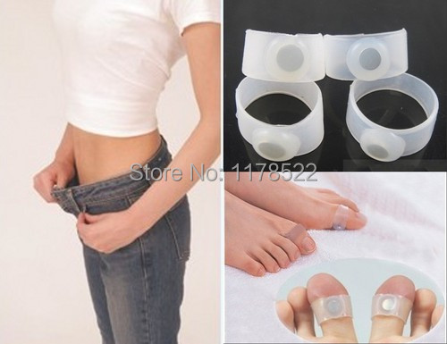 Comfortable 8 Pair Magnetic Toe Ring Fitness Slimming Loss Weight