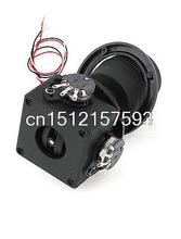 Single Linear 10K Ohm Pushbutton Switch Industrial Joystick Potentiometer Black