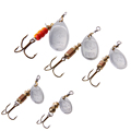 1PC Size0-Size5 <font><b>Fishing</b></font> Lure pesca Mepps Spinner bait Spoon Lures With Mustad Treble Hooks Peche Jig Anzuelos isca Pesca