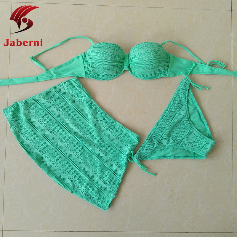 3 Pieces Swim Suit Skirt Swimwear Women Mesh Bikini Set Sexy Beachwear Swimming Suit For Women Push Up Bathing Suit 2016 3 Pieces Swim Suit Skirt Swimwear Women Mesh Bikini Set Sexy Beachwear Swimming Suit For Women Push Up Bathing Suit 2016