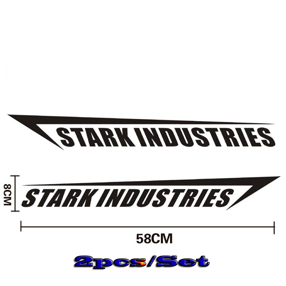 shield Stark Industries car styling Car side door stickers and Decal for Chevrolet cruze Volkswagen Honda