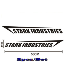 shield Stark Industries car styling Car side door stickers and Decal for Chevrolet cruze Volkswagen Honda