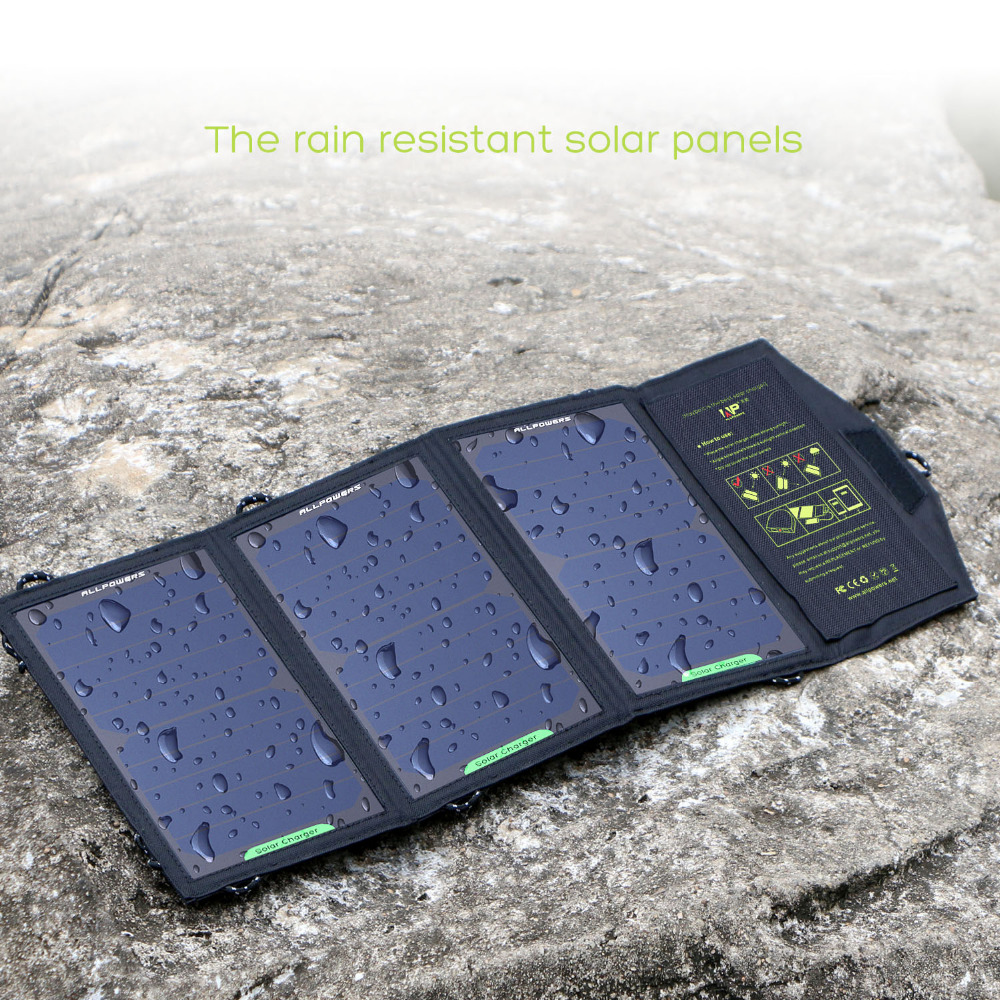 ALLPOWERS 5V 15W Portable Foldable Solar Panel Charger Solar Phone/Tablet/Battery Charger for Iphone Sumsung HTC BlackBerry IPAD ALLPOWERS 5V 15W Portable Foldable Solar Panel Charger Solar Phone/Tablet/Battery Charger for Iphone Sumsung HTC BlackBerry IPAD