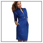 2015-autumn-winter-women-blue-plus-size-dress-bodycon-with-zipper-sexy-clothing-casual-work-office