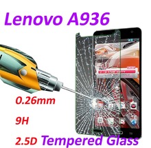 0 26mm 9H Tempered Glass screen protector phone cases 2 5D protective film For Lenovo A936