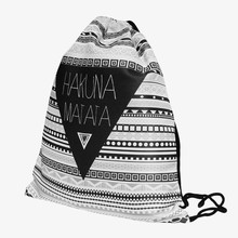 2015 new fashion Daily backpack unisex backpacks drawsting bag with 3d printing hklmtt