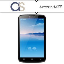 Original New Lenovo A399 Cell phone Android 4.4 MTK6582 Quad Core 4G ROM 1.3Ghz 5.0 Inch 854*480Pixels TFT 2.0Mp Russian lanuage