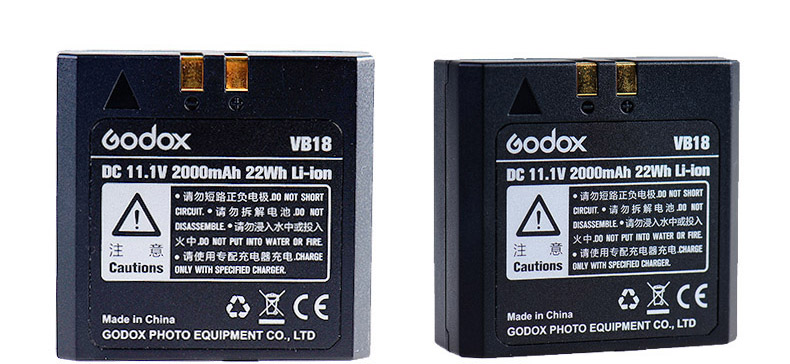 Orignal DC 11.1  2000  22Wh - Godox VB18  -   GODOX V850 V860 II V860C V860N  Speedlite