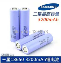 HOT NEW 3.7 V large capacity 18650 3200mah ICR18650-32A strong light flashlight e-cigarettes lithium battery