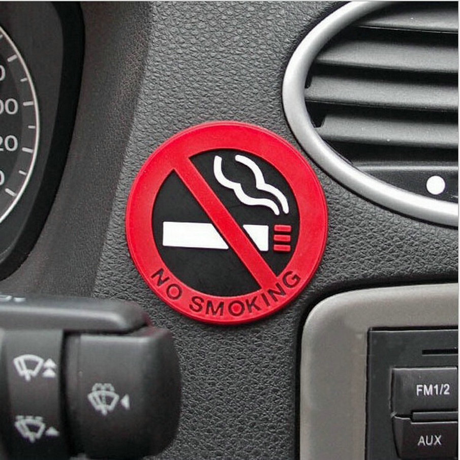 New hot selling car styling No smoking logo stickers car stickers Dropshipping