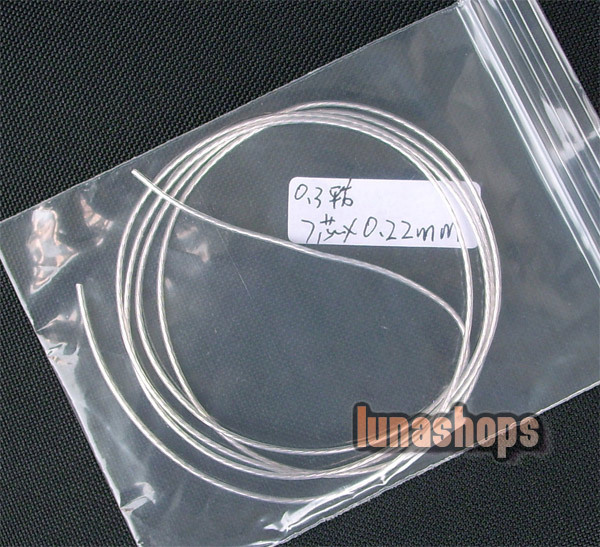 5m Acrolink Silver Plated OCC Signal Teflon Wire Cable 7 Pins x 0.22mm For DIY Hifi  LN002026