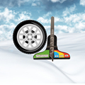 Tire tread depth Gauges measuring ruler 0 30mm Testing station scale 0 1mm accuracy vernier digital