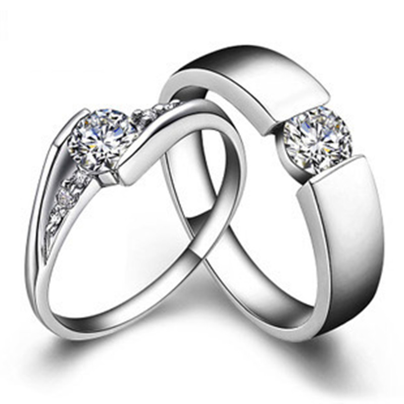 Ladies and mens wedding rings