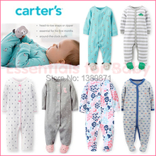2015 new Original Carters Baby Girls Boys Pajamas 100 cotton brand jumpsuits meninas clothes babies newborn