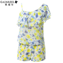 Song Riel sexy strapless thin summer new fashion casual cute pajamas Pyjamas suit Ms Jane new