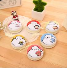 New Women Kids Mini Coin Ellipse Personality Canvas Clutch Bag Wallets headphones Purses Fashion Wallets baymax kids wallet