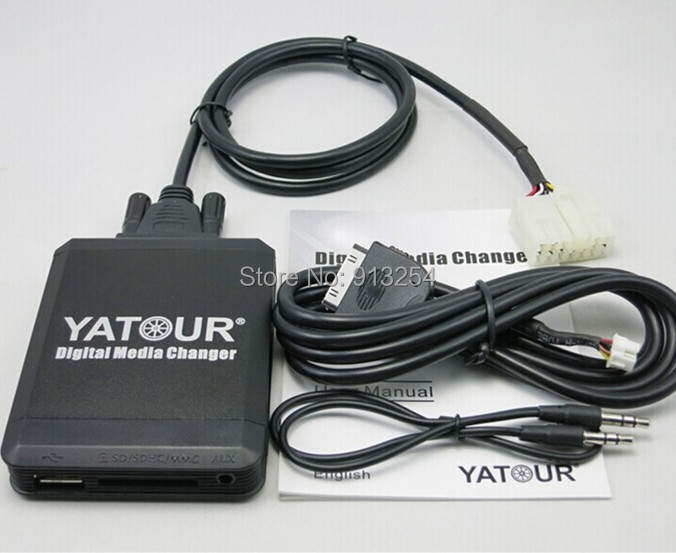 YATOUR YT-M07 (5+7pin) for Toyota iPod/iPhon/USB/SD/AUX All-in-one Digital Media Changer MP3 Interfaces/Player