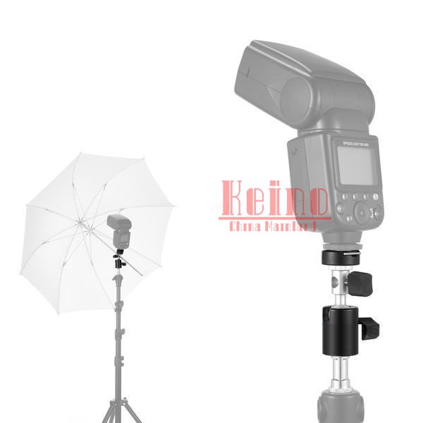 Flash-Adjustable-Hot-Shoe-Swivel-Bracket-Umbrella-Holder-Light-Stand-1-4-3-8-Type-D+