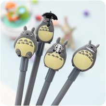 1 Pc / Pack Novelty Cute My Neighbor Totoro Gel Ink Pen Signature Pen Escolar Papelaria School Office Supply Promotional Gift