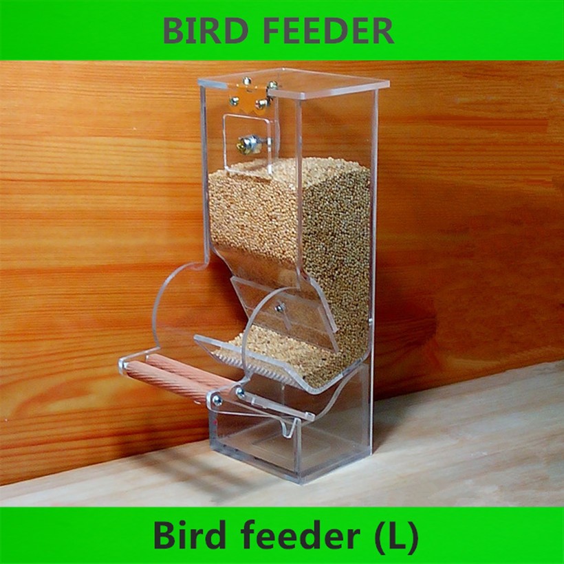 New Bird food containers Automatic Feeding Under the feeder S/M/L/XL Size