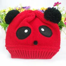 Winter Cute animal Panda Baby Hats boy girl kids Warm crochet beanie hats cap for
