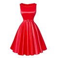 2016 Pretty 50s 60s Vintage Dresses Summer style plus size womens clothing Swing Party Rockabilly Dress