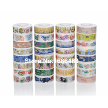 Hot style Japanese printed decorative colorful washi paper tape for gift packing