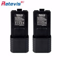 2pcs Large Capacity 2800mAh Li ion Battery For Retevis RT5R Baofeng Battery UV 5R UV5RB UV5RE