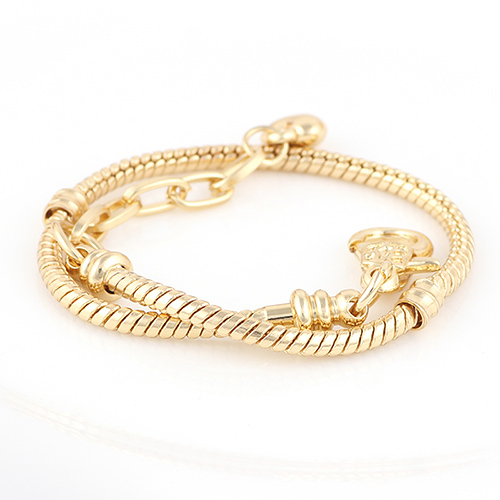 Купить DIY Браслеты 18k золото змея цепи chamilia подходят для Пандора