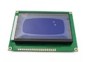 Free Shipping high quality 5pcs lot 12864 Blue LCD screen White Character 5V with backlight ST7920