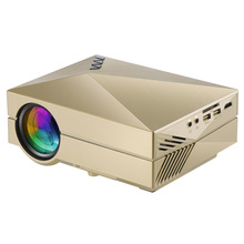 2016 Newest Golden GM50 Upgrade GM60 3D HD 1080p Mini portable Projector USB&SD VGA HDMI LCD Projectors beamer Wholesale Russian