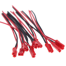 10 Pair 100mm JST 2 Pin Connector Plug Cable Male Female for RC BEC Lipo Battery