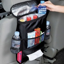 NEW!Insulation Work Style Auto Car Seat Organizer Sundries Holder Multi-Pocket Travel Storage Bag Hanger Backseat Organizing Box