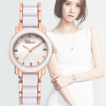 CHENXI Luxury Fashion Women Watches Quartz Watch Relojes mujer 2017 Ladies Ceramic steel Strap Female Dress