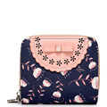 Ladies Sweet Style Print Short Wallet Fashion Hollow Out Chic Bowknot Ladylike Billfold Women Desiger Butterfly
