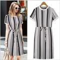 Europe 2016 Summer New High end Fashion Loose Big Yards Women s Dress Elegant Temperament Leisure