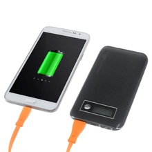 CAGER S1 6000mAh External Power Bank with LED Flashlight for iPhone iPad iPod Series Samsung font