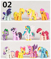 12 Pcs SET cute little pvc horse Sets Toys For Children Gift Cartoon Children Action Figure