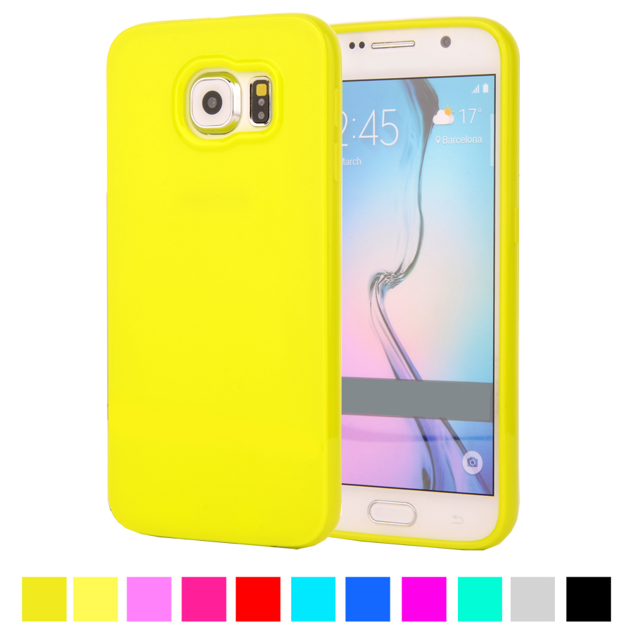 Lovely Candy Silicone TPU Gel Soft Plastic Case Rubber Soft Back Cover For Samsung Galaxy S6