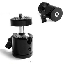 Universal Mini Tripod Ballhead Ball Head with 1 4 3 8 Adapter For font b Digital