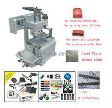 pad printing machine price with ink tray for printing lights, pens and other promotional objects