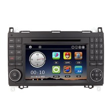 7″ Car Radio Double 2 Din Car DVD Player GPS Navigation in Dash Car PC Stereo Head Unit for Mercedes-Benz A B Class