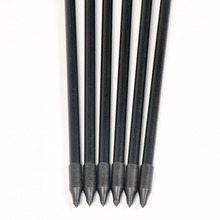 Free shipping 6PCS Archery Compound Bow Arrow Pracise Fiberglass Arrow 31 inch Length with Plastic Arrow