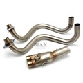 free shipping Motorcycle muffler middle exhaust pipe for KAWASAKI NINJA 250 2012 2013 2014