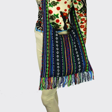 Hmong Vintage Ethnic Tribal Thai Indian Boho shoulder bag messager bag linen handmade embroidery Tapestry SYS